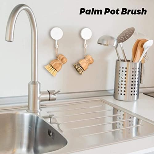 Premium Eco-Friendly Bamboo Dish Brush Set for Kitchen Cleaning