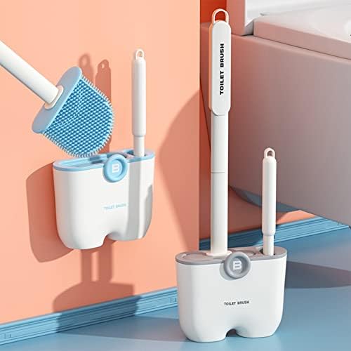 Flexible Rubber Toilet Brush Set