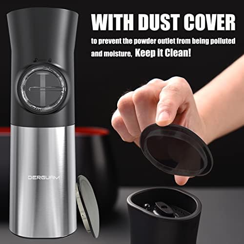 Gravity Electric Salt and Pepper Grinder Set with Battery