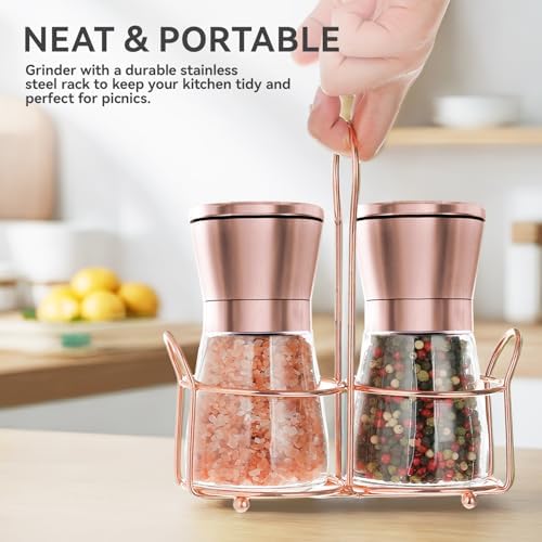 Bonris Copper Salt Pepper Grinder Set Manual