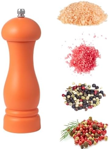 6 Inch Manual Pepper Grinder with Adjustable Ceramic Rotor