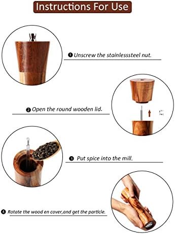 Ouktor Salt Pepper Mill Set