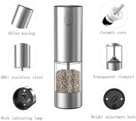 DSY Electric Measuring Cup and GrINDER Set with Rechargeable Base
