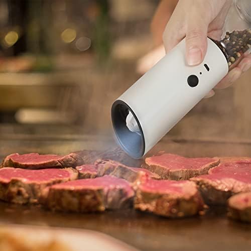High-Quality Rechargeable Salt Pepper Grinder with LED Light