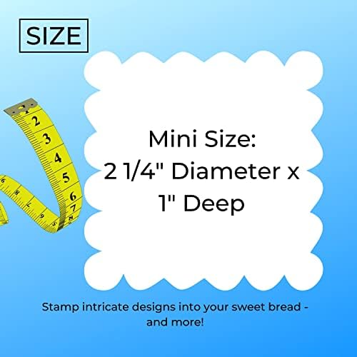 Mini Starburst Concha Cookie Cutter Made in USA