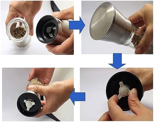 Stylish Durable Salt Pepper Grinder Set