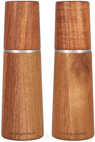 Cole Mason Marlow Wood Salt and Pepper Mill Set