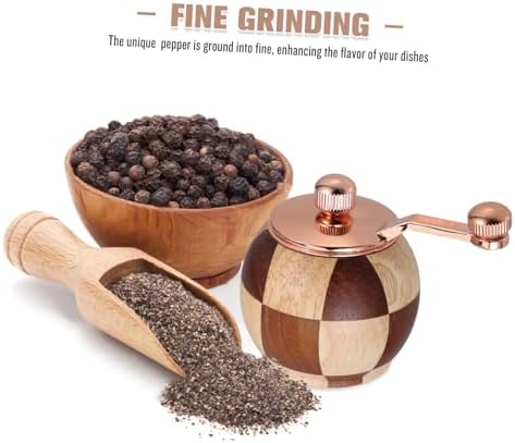 STOBAZA Hand Crank Salt and Pepper Grinder Set