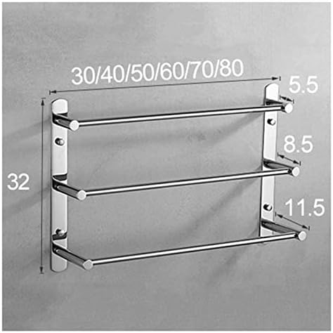Round plastic bath towel rod for small spaces