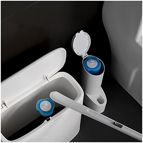 INPETS Toilet Brush Disposable Brush Holder White BPA-Free