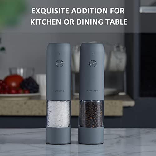 BlADELEDCompact Rechargeable Salt and Pepper Grinder