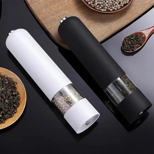 Leixiusm Premium Automatic Salt Pepper Mill Red