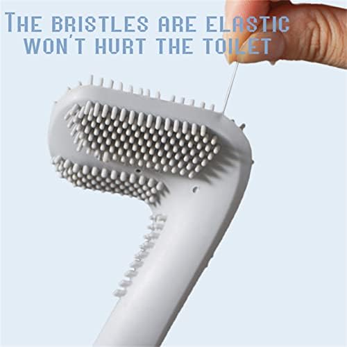 Homezo Silicone Toilet Brush Holder Set