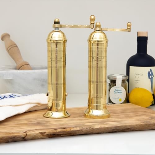 Alexander Home Original European Brass Pepper Mill