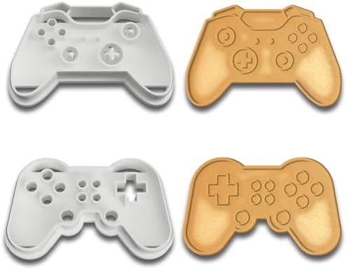 Mighty Gadget Video Game Controller Cookie Cutter Combo with Two Stylish Shapes