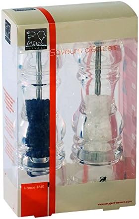 Aesthetic Salt and Pepper Mill Set for French Living