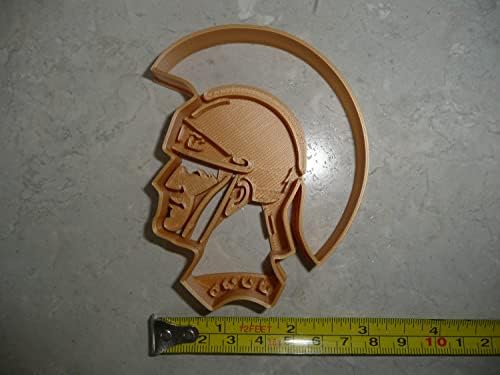 YNGLLC TROJAN HELMET COOKIE CUTTER TRADITIONALStyleDetailed MadeInUSA PR4649Gold