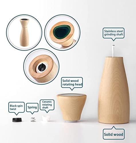 GIZDA Beech Pepper Mill