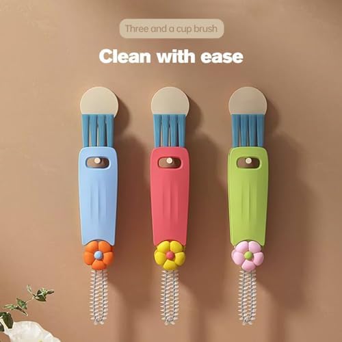 3 in 1 Cup Lid Cleaning Essential Cleaning Set