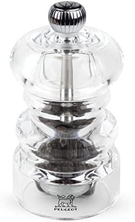 Peugeot Nancy Manual Pepper Mill - Clear Acrylic 35 Inch