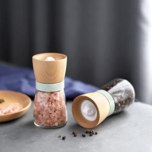 Adjustable Salt Pepper Grinder Set Eco-Friendly