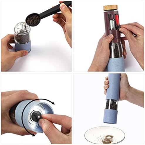 TEMKIN 4 Piece Electric Pepper Mill Set