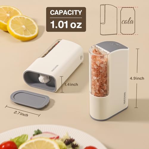 Vucumber Electric Salt and Pepper Grinder Set