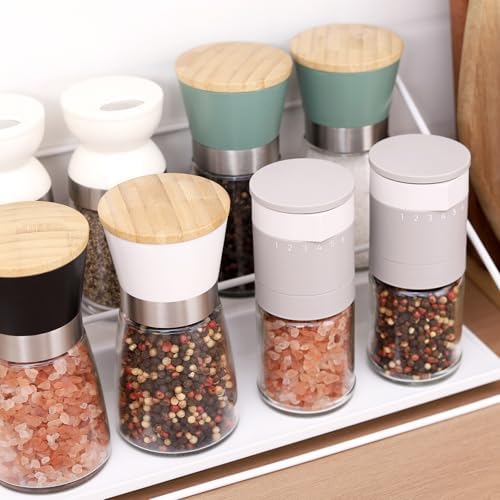 Vucchini External Adjustable Salt and Pepper Grinder Set