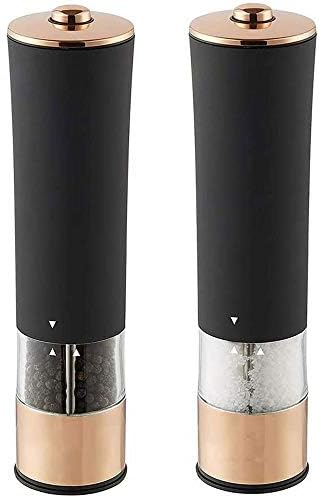 Perfect for grilling Built-in electric salt and pepper grinder set