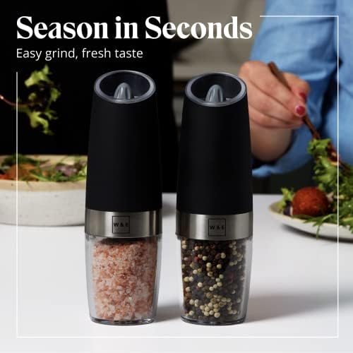 Willow Everett Electric Salt Pepper Grinder Set