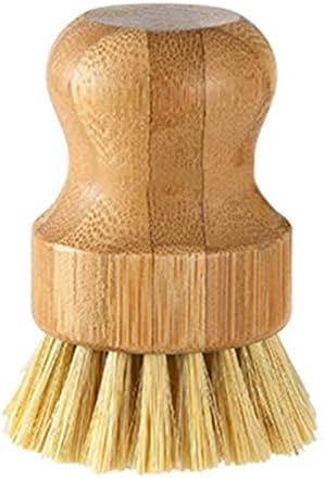 Premium Eco-Friendly Bamboo Dish Brush Set for Kitchen Cleaning