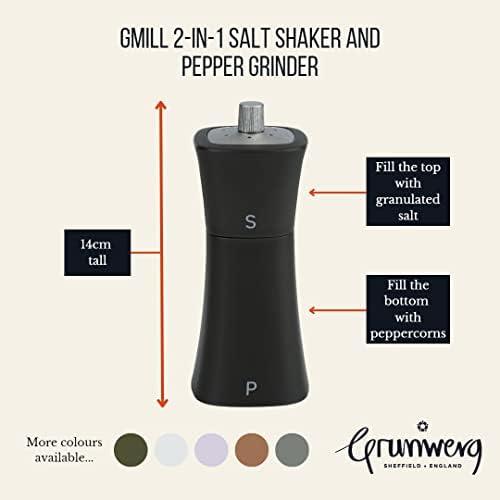 Grunwerg 2-in-1 Salt Pepper Mill