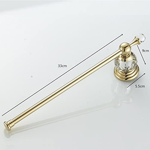 Premium Gold-Aged Brass Towel Rail Wall-Mounted Bathroom Accessories