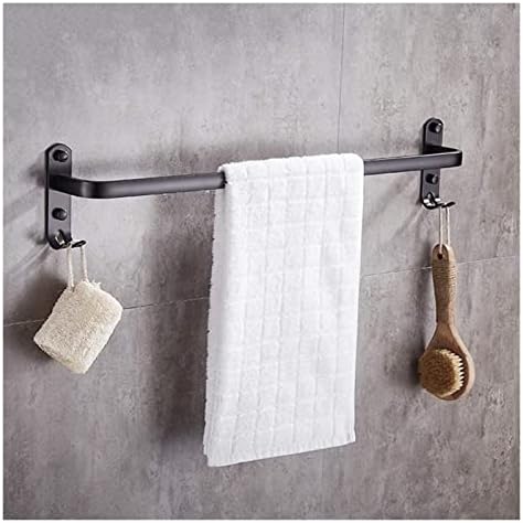 ALDEPO ALUMINUM TOWEL RAIL SPACE-SAVING TOWEL HOLDER