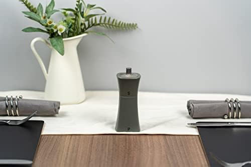 Grunwerg SP-9174GY 2-in-1 Salt Shaker Pepper Mill