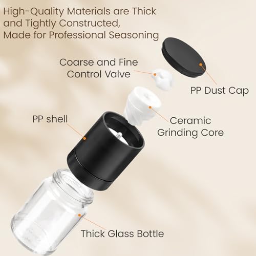 Adjustable Pepper Grinder Salt Mill