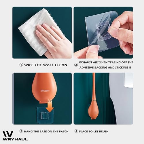 Wryhaul Lekxagabo Silicone Toilet Brush Set