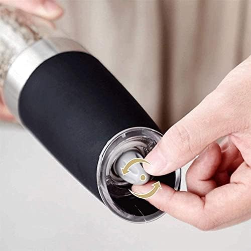 Adjustable Salt Pepper Grinder Set with LED Light