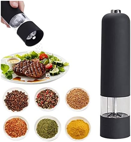 Electric Salt and Pepper Grinder Set Automatic Battery Operated