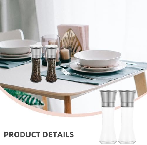 Manual Pepper and Salt Grinder Set