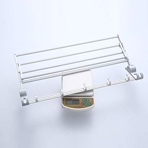 LUCEAE Foldable Aluminum Towel Rack for Bathroom