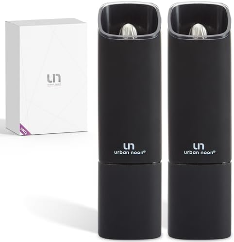Enhance Your Cooking Experience with the Urban Noon Electric Salt Pepper Grinder Set