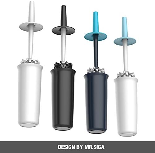 Durable Toilet Bowl Brush Holder Set by MRSIGA