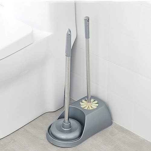 Long-Handled Toilet Plunger Brush Set Efficient Modern Design