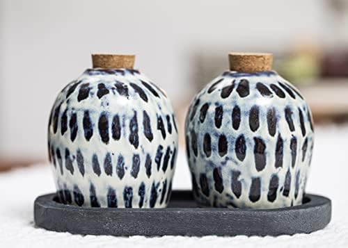 Mud Pie Reactive Salt Pepper Set