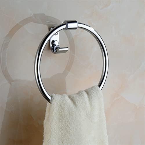 Chrome Wall-Mounted Round Towel Holder