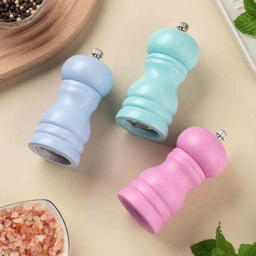 1PCS Adjustable Pepper Salt Mill in Pink