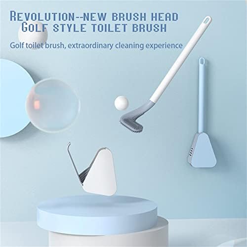 Homezo Silicone Toilet Brush Holder Set