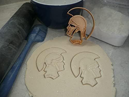YNGLLC TROJAN HELMET COOKIE CUTTER TRADITIONALStyleDetailed MadeInUSA PR4649Gold