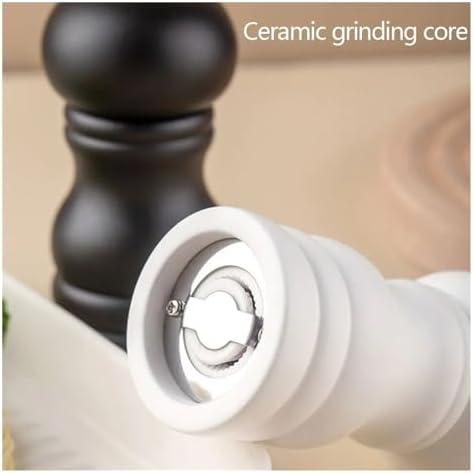 HOOBN Manual Salt Pepper Grinder Set High-Quality Wood Fun Kitchen Tool